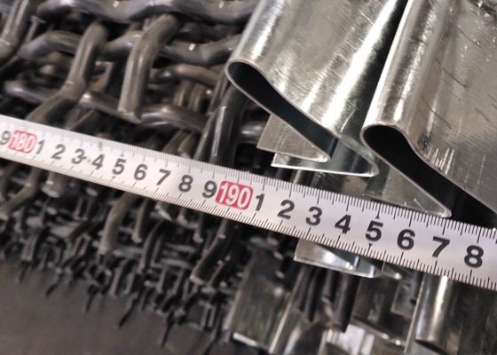 Roestvrij staal gecrimpte draad mijnbouw zeef trillende scherm mesh