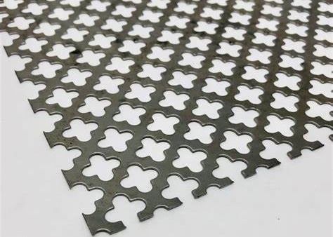 Metalen platen met een structuur van 6 mm