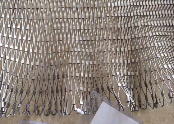 Xtend 7 × 7 7 × 19 de Kabel van de Roestvrij staaldraad Mesh Ferrule Type 304l
