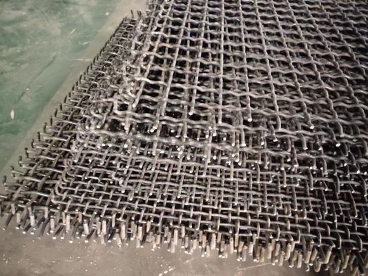 65mn Steel Vibrating Screen Crimped Wire Mesh fabrikanten