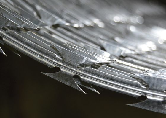 Gegalvaniseerde prikkeldraad beveiligingswacht roestvrij staaldraad scheerdraad