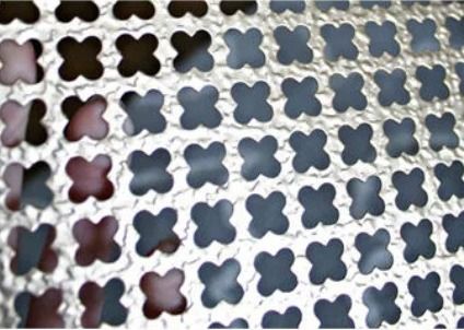 Metalen platen met een structuur van 6 mm