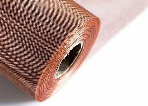 1.2m Breedte Koperdraadnet 0,56*0,56 Opening*0,15 mm Draaddiameter