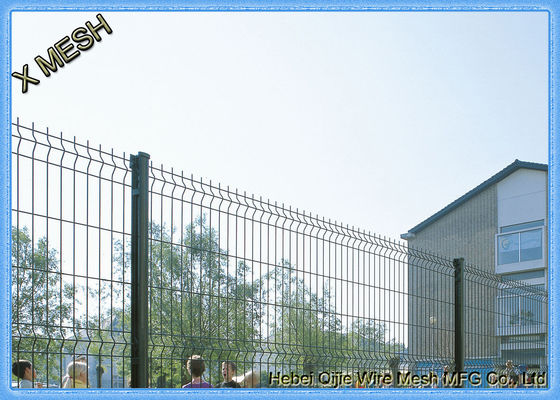 Gegalvaniseerde en PVC-gecoate 3D gebogen gelast draadnet hek voor tuin hek