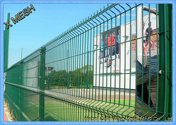 Gegalvaniseerde en PVC-gecoate 3D gebogen gelast draadnet hek voor tuin hek