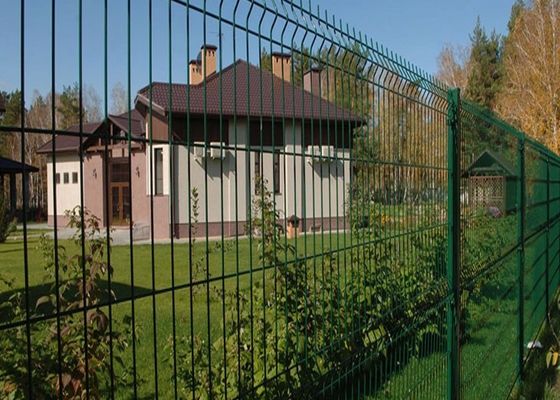 Bescherm tuin in stijl buiten decoratieve 3D gebogen gelast gaas hek
