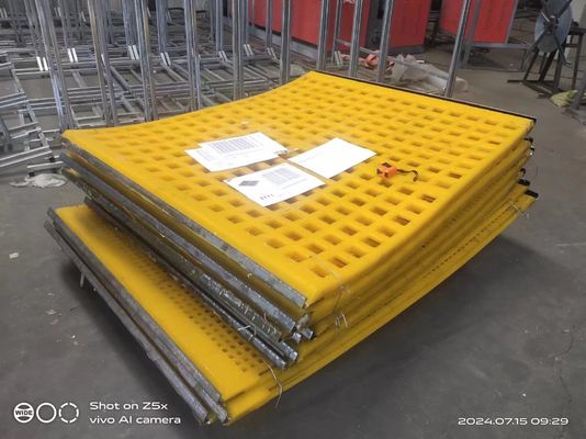 Het vierkante Pu van het Polyurethaannetwerk het Schermcomité de Mijnbouw van de Trillingsvorm Ontwateren