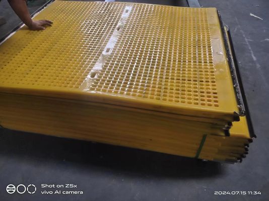 Drum Scrubber Mill Polyurethane Rubber Trommel Screen Panels PU Urethane Trommel Screens