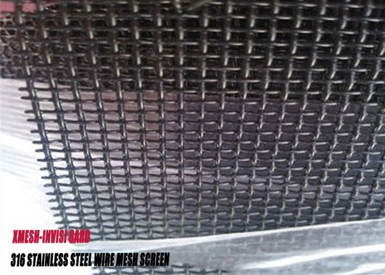 SS 304 316 316L-het Roestvrije staaldraad Mesh For Entry Doors van het Veiligheidsscherm
