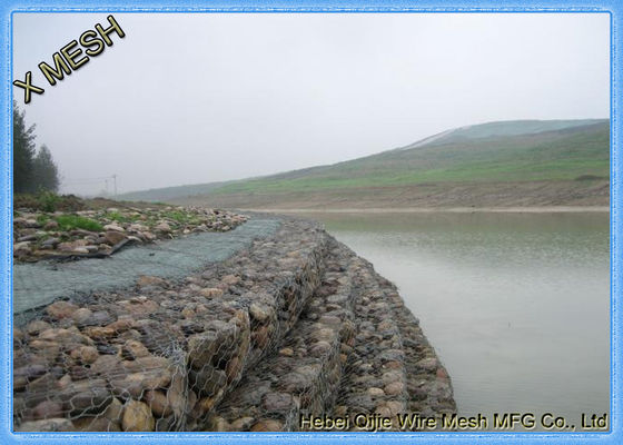 Hete Ondergedompelde Gegalvaniseerde Doos 4mm van Steenkooi Gelaste Gabion Draaddikte