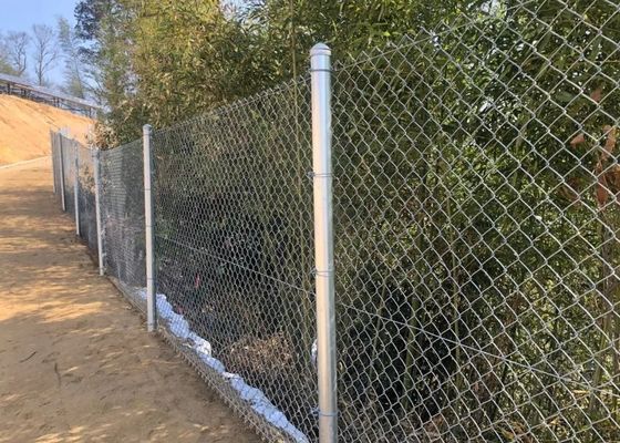 2.5mm-3.0mm Hot DIP gegalvaniseerde keten schakel hek 9 Gauge