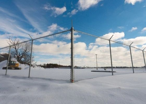 2.5mm-3.0mm Hot DIP gegalvaniseerde keten schakel hek 9 Gauge