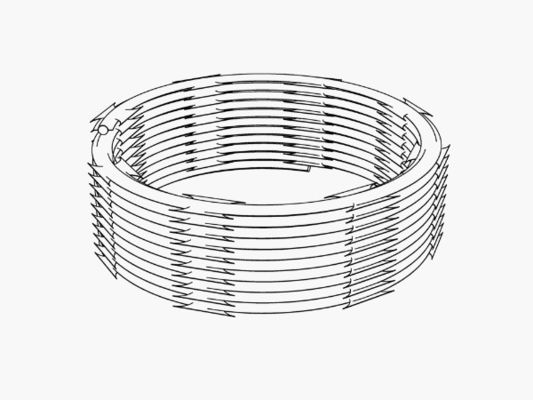 Bto16 Veiligheid Concertina Spiral Razor Barbed Wire Mesh Cross Razor hekmaterialen