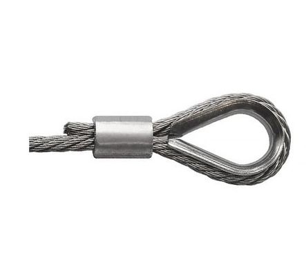 Ferrule van roestvrij staal voor draad van roestvrij staal