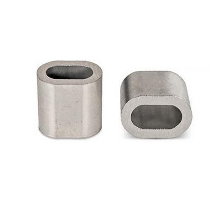 Aluminium DIN EN 13411-3 roestvrijstalen ferrule voor het krimpen van draadtouw