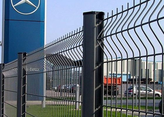 Buitenversiering 4ft gebogen metalen hek Plastic PVC gecoat