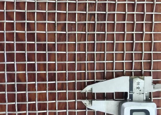 304 Mesh Crimped roestvrij staal draad mesh voor mijnbouw Vibrating Swing Screen Mesh
