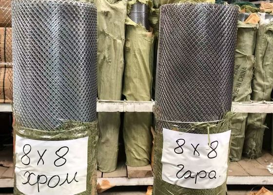 Gepoedercoate strekmetalen gaas Diamond Mesh vorm van gat