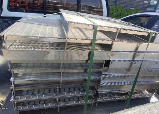 Heavy Gauge metalen gaas, RVS rooster Mesh zeef mand wedge draad sleuven