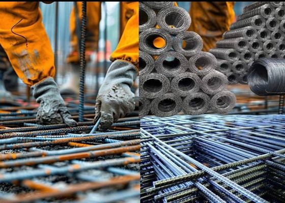Het Comité van het versterkings Concrete Metaal Gelaste Netwerk Rebar Zwarte voor 516mm