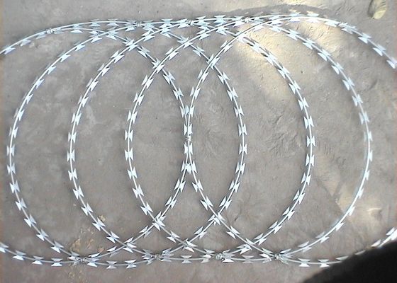 2.5mm cbt-60 Roestvrije staal het Met weerhaken van de Concertinadraad
