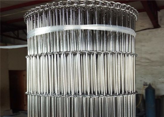 Industrie van het roestvrij staalvoedsel 50mm Draad Mesh Conveyor Belt