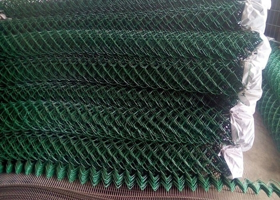 ASTM A392 Gekleurde ketting hekomheining Mesh rol polymeer gecoat voor Engineerings