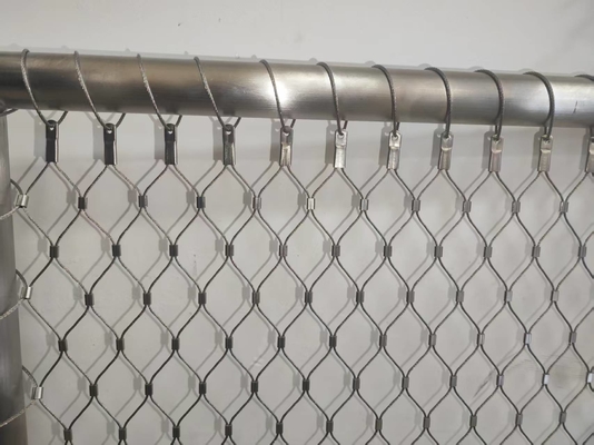 Flexibel X neigt 1.2mm Staalkabel Mesh For Balustrade