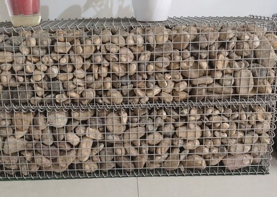 Hete Ondergedompelde Gegalvaniseerde Doos 4mm van Steenkooi Gelaste Gabion Draaddikte