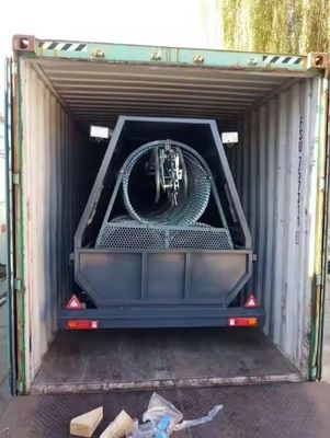 Razor Dire Mobile Security Barrier System Mobile Rapid Implementeer Razor Barrier Trailer
