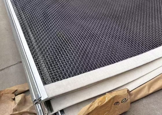 304 Mesh Crimped roestvrij staal draad mesh voor mijnbouw Vibrating Swing Screen Mesh