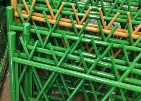 Weerbestendige imitatie bamboe tuin hek voor meer privacy