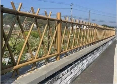 Duurzame imitatie van bamboes hekken voor stijlvolle tuinontwerpen