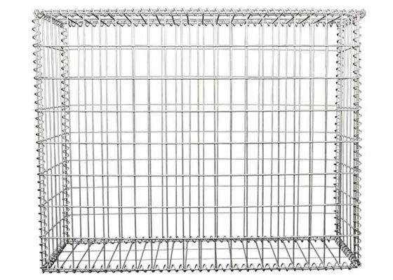 Het vierkante Gat laste Gegalvaniseerde het Staaldraad 2x1x1 van Gabion Manden