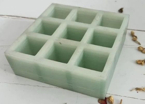 38mm dikte FRP pultrusie rooster met korrelige oppervlak en boutbevestiging installatie