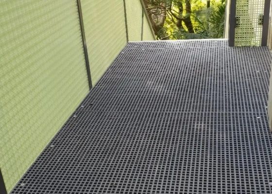 Slipvast, esthetisch, milieuvriendelijk, industriële kwaliteit materiaal FRP-producten Glasvezel rooster