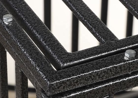 Metaal die het Vouwbare Huis van de Huisdierenhond met Verwijderbaar Dienblad vouwen