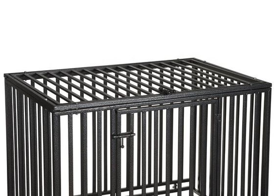 Metaal die het Vouwbare Huis van de Huisdierenhond met Verwijderbaar Dienblad vouwen