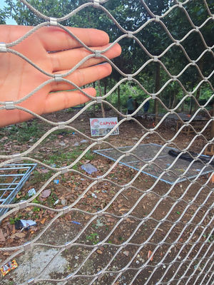 Aangepaste Ferrule Type Inox 316 Draadkabel Net Flexibel Roestvrij Staal Kabel Webnet X Tend Mesh