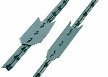 Gegalvaniseerde Hd 6 voet staal hek post met plaat