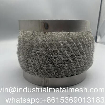 50 80 100 150 mm dikte roestvrijstalen gaasdemister filterpad