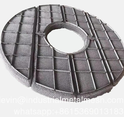 Demister 304 roestvrijstalen draadnet PP Air Demister Filter Mesh Pad voor gaswasser