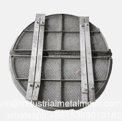 Demister 304 roestvrijstalen draadnet PP Air Demister Filter Mesh Pad voor gaswasser