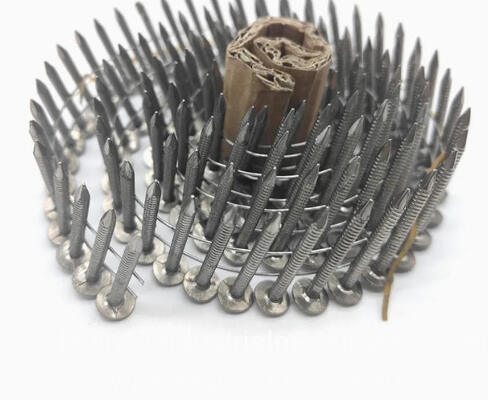 2-3/8" X. 099 Verf gele schroef/spiraal pallet spoel spijkers 9000pcs