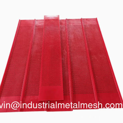 PU-schermplaat voor mijnbouw Polyurethane Vibrating Screen Mesh voor minerale scheiding