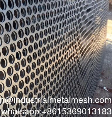Ronde gat geslepen geperforeerd aluminium roestvrij gegalvaniseerd metalen mesh paneel Hot Sale in Egypte