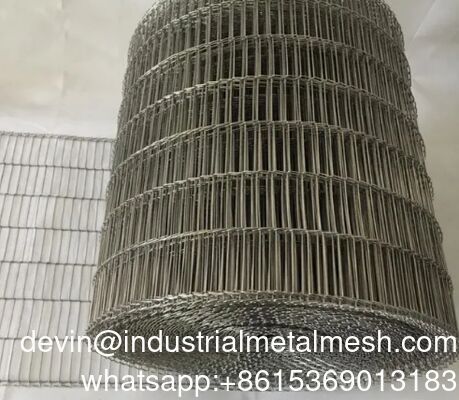 SS304 Spiral Grid Belt Mesh for Dryer Cooler Belt