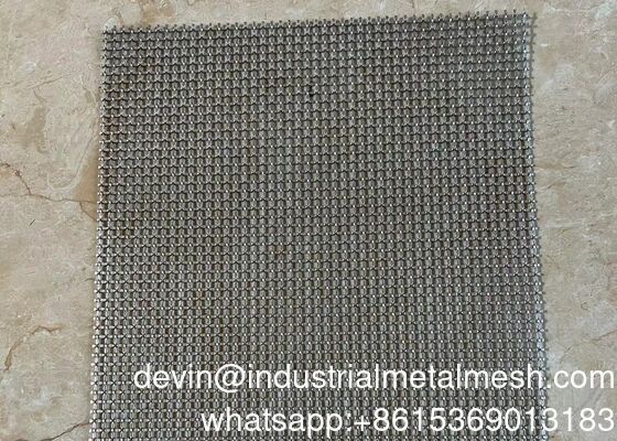 20 Mesh Lock Crimp Wire Mesh 304 Roestvrij staal Geweven metaal Decoratief