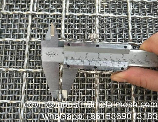 Hoogwaardig Mangaan Trillende Zeef Gekrompen Draadgaas Mijnbouw Trillende Zeef Zand