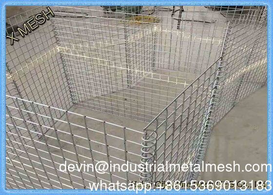 Gi Gabion Box China Leveranciers Gelaste Gabion Box 1X0.5X0.5m 3.5-4.5mm Draaddikte